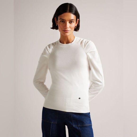 Ted Baker Sweaters - Ted Baker Piyton Pleat Detail Sweater